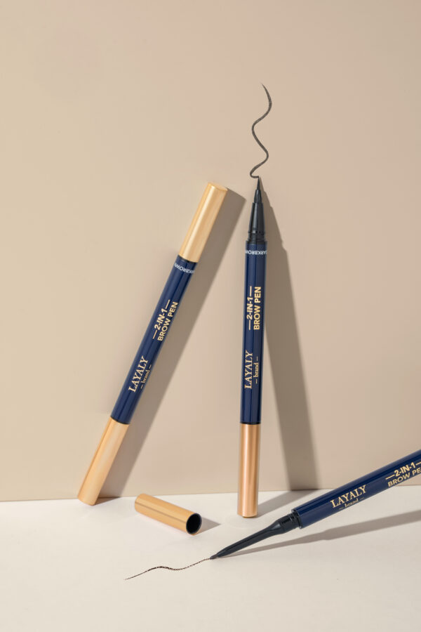 Brow Pen 2-IN-1 (Dark Brown) - Image 3